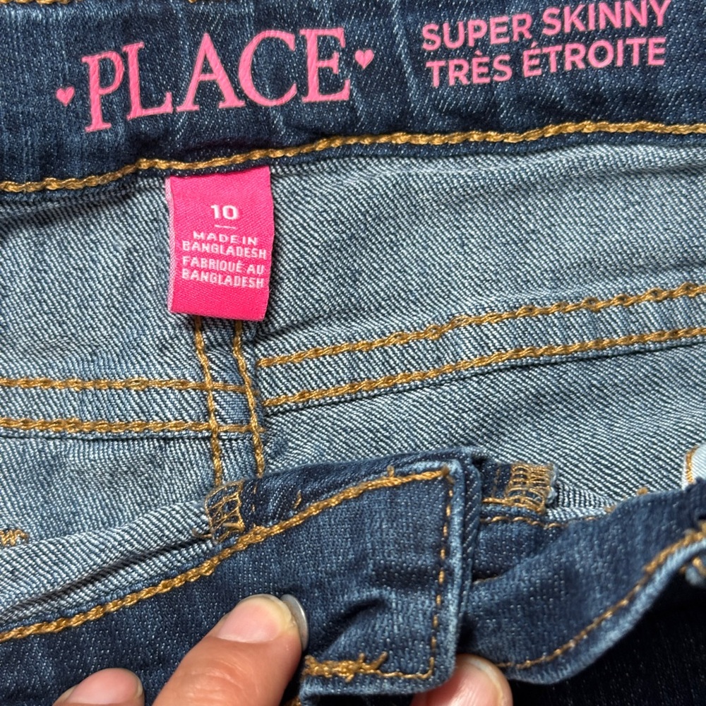 Place and So Skinny Jeans Trio in Light, Medium and Dark Blue girls (10-12) - Picture 5 of 9